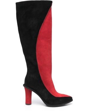UGG X Tschabalala Fatale Two-Tone Boots - Red