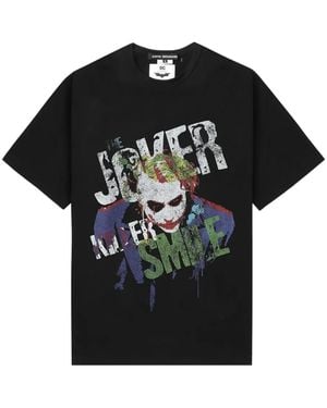 Junya Watanabe The Dark Knight Joker Cotton T-Shirt - Black