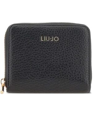 Liu Jo Metal-Logo Wallet - Black