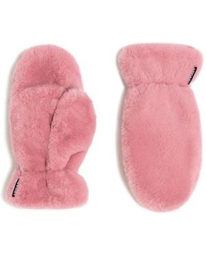 Apparis Coco Faux-Fur Gloves - Pink