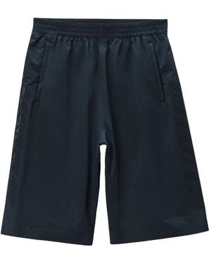 Alexander Wang Shorts mit perforiertem Logo - Blau