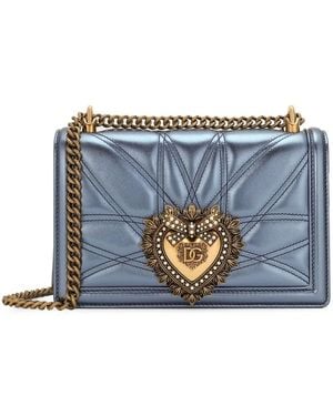Dolce & Gabbana Devotion ショルダーバッグ M - ブルー