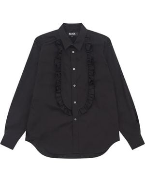 COMME DES GARÇON BLACK Camicia Con Ruches - Blu
