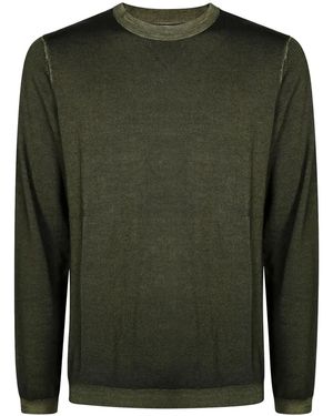 Sun 68 Crew Neck Jumper - Green