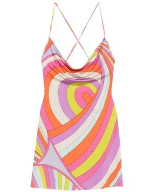 PUCCI Mini-Jurk Met Print - Wit
