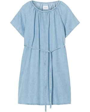 Closed Gerafftes Kleid - Blau
