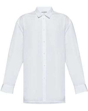 Jil Sander Jw-Initials Anchor Logo Shirt - White