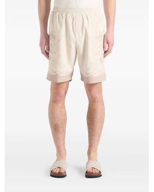Manière De Voir Adrien Baroque Shorts - Natural