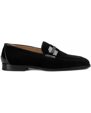 Doucal's Mocassins À Détails De Micro-Clous - Noir