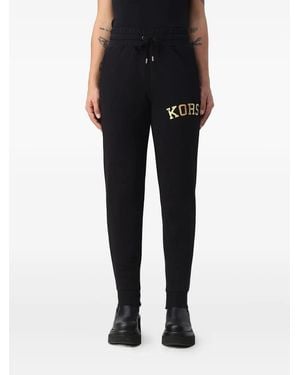 Michael Kors Jogginghose mit Logo - Schwarz