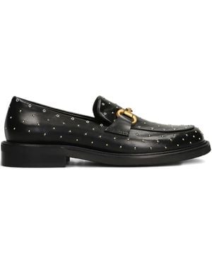 Mara Bini Studded Loafers - Black