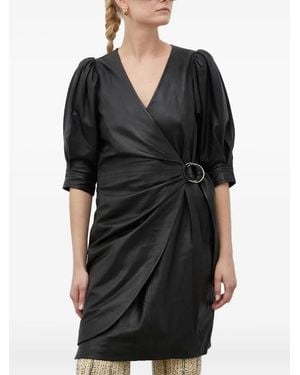 Day Birger et Mikkelsen Puff-Sleeve Ring Dress - Black