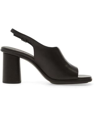 Ecco Leather Slingback Sandals - Black