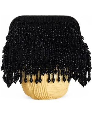 Simon Miller Beaded Drop Clutch Bag - Black