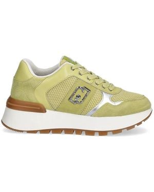 Liu Jo Suede Platform Trainers - Green