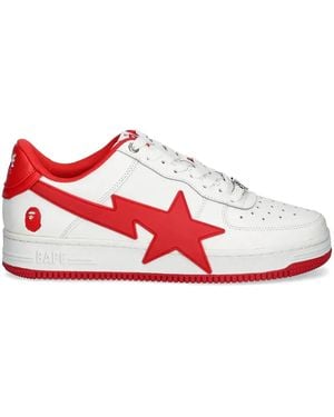 A Bathing Ape Sneakers Bape Sta - Rosso