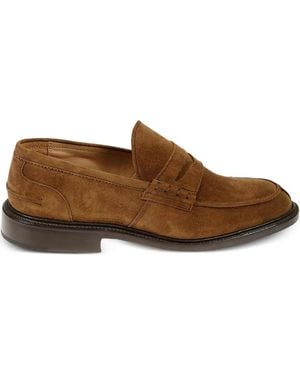 Tricker's Suede Loafers - Brown