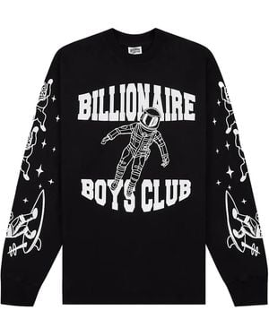 BBCICECREAM Gravity Long-Sleeve Graphic-Print T-Shirt - Black
