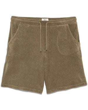 Altea Towelling-Finish Shorts - Green