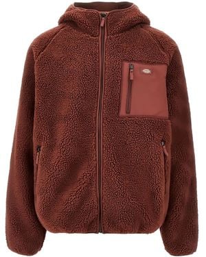 Dickies Central High Zip-Fastening Hoodie - Brown