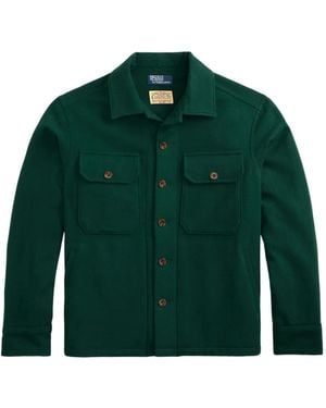 Polo Ralph Lauren エルボーパッチ シャツジャケット - グリーン