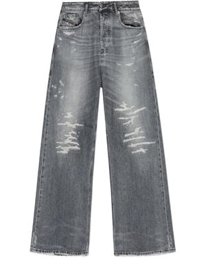 DIESEL 1996 D-Sire Distressed Jeans - Grey