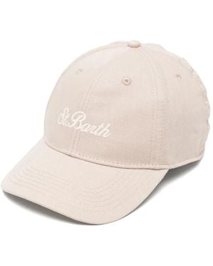 MC2 Saint Barth Logo-Embroidered Baseball Cap - Natural