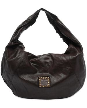 Campomaggi Marisa Woven Zip-Fastening Tote Bag - Black