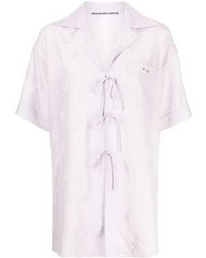 Alexander Wang Camisa De Pijama En Jacquard - Multicolor