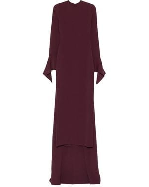 Solace London The Blake Flared-Sleeve Maxi Dress - Purple