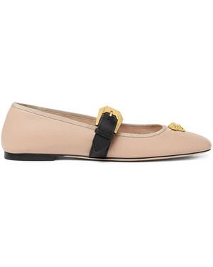 Versace La Medusa Ballerinas - Natur