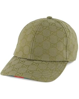 Gucci Gorra con diseño curvo - Verde