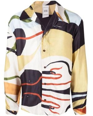 BETHANY WILLIAMS Abstract-Print Cotton-Silk Shirt - Blue