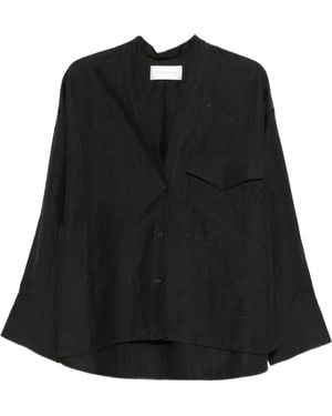 Christian Wijnants Tariez V-Neck Shirt - Black