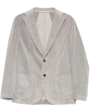 Eleventy Corduroy Suit - Grey