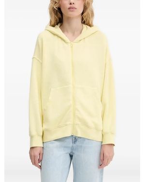 American Vintage Sudadera con capucha y cremallera - Amarillo