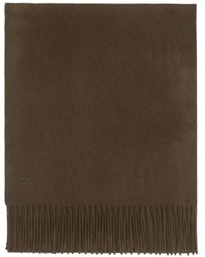 Bompard Origines Cashmere Fringed Scarf - Brown