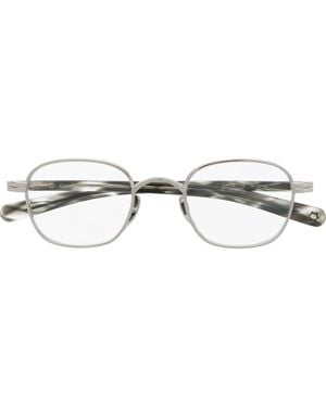 Kame Mannen Kmn 132 Square-Frame Glasses - Metallic