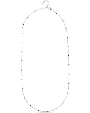 Mateo Collar De Cadena Esmaltada - Blanco