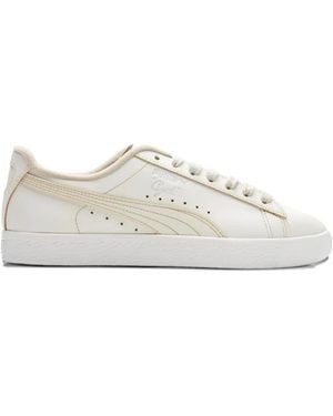 PUMA Clyde Leather Trainers - White