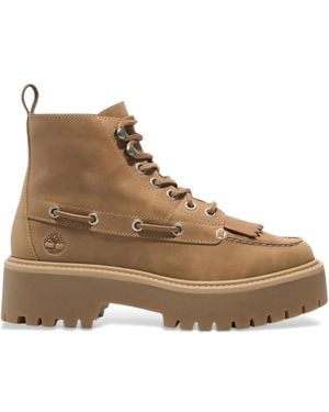 Timberland Kiltie Stone Street Boots - Brown