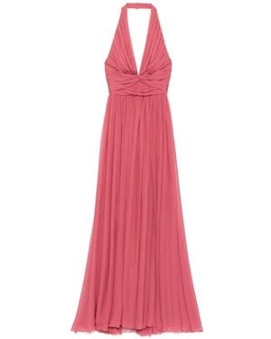 Zuhair Murad V-neck Dress - ピンク