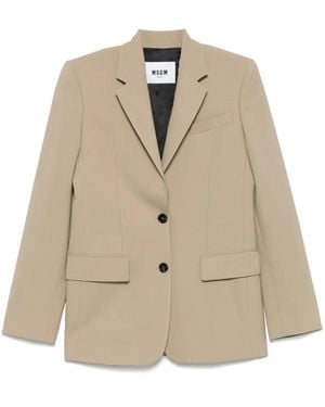 MSGM Blazer con botones - Neutro