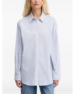 Guess Chemise À Rayures - Blue