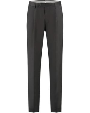 PT Torino Pleated-Cuff Trousers - Grey