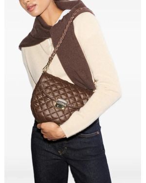 MZ Wallace Crosby Lock Quilted Crossbody Bag - Black