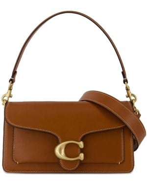 COACH Tabby 26 Schoudertas Met Logoplakkaat - Bruin
