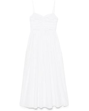 Matteau Poplin Maxi Dress - White