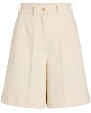Patou Denim Bermuda Clothing - Natural