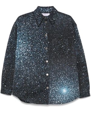 GIUSEPPE DI MORABITO Constellation-Print Shirt - Blue
